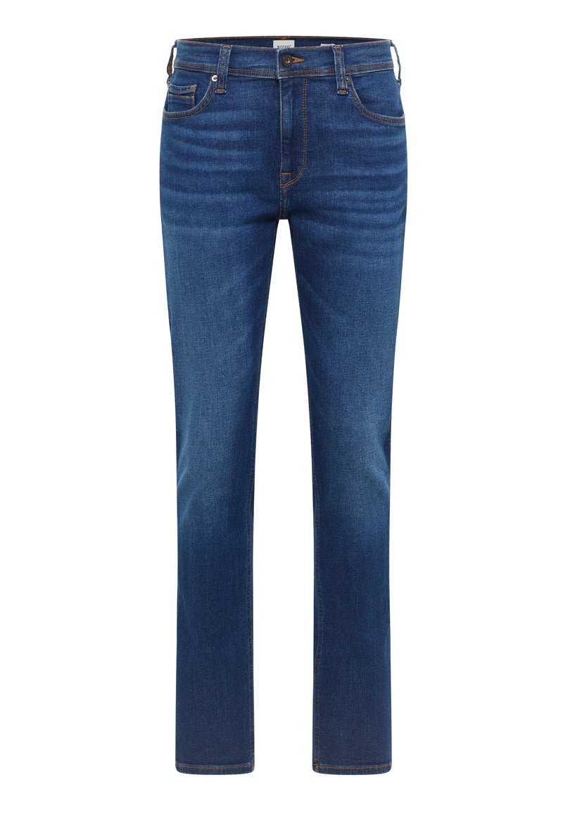 mustang Slim fit jeans donkerblauw denim mustang Slim fit jeans donkerblauw denim