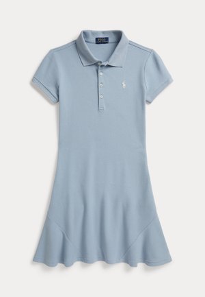 STRETCH POLO DRESS 7-14Y - Kjole - estate blue