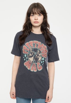 Paradiso Clothing FLEETWOOD STARS AND PENGUINS - Print T-shirt - black