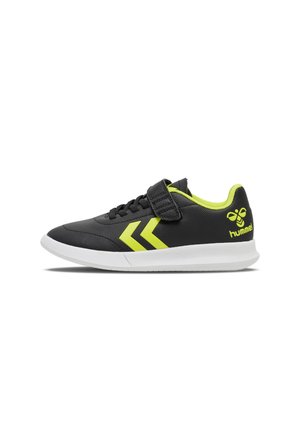 STAR UNISEX - Zaalvoetbalschoenen - black yellow