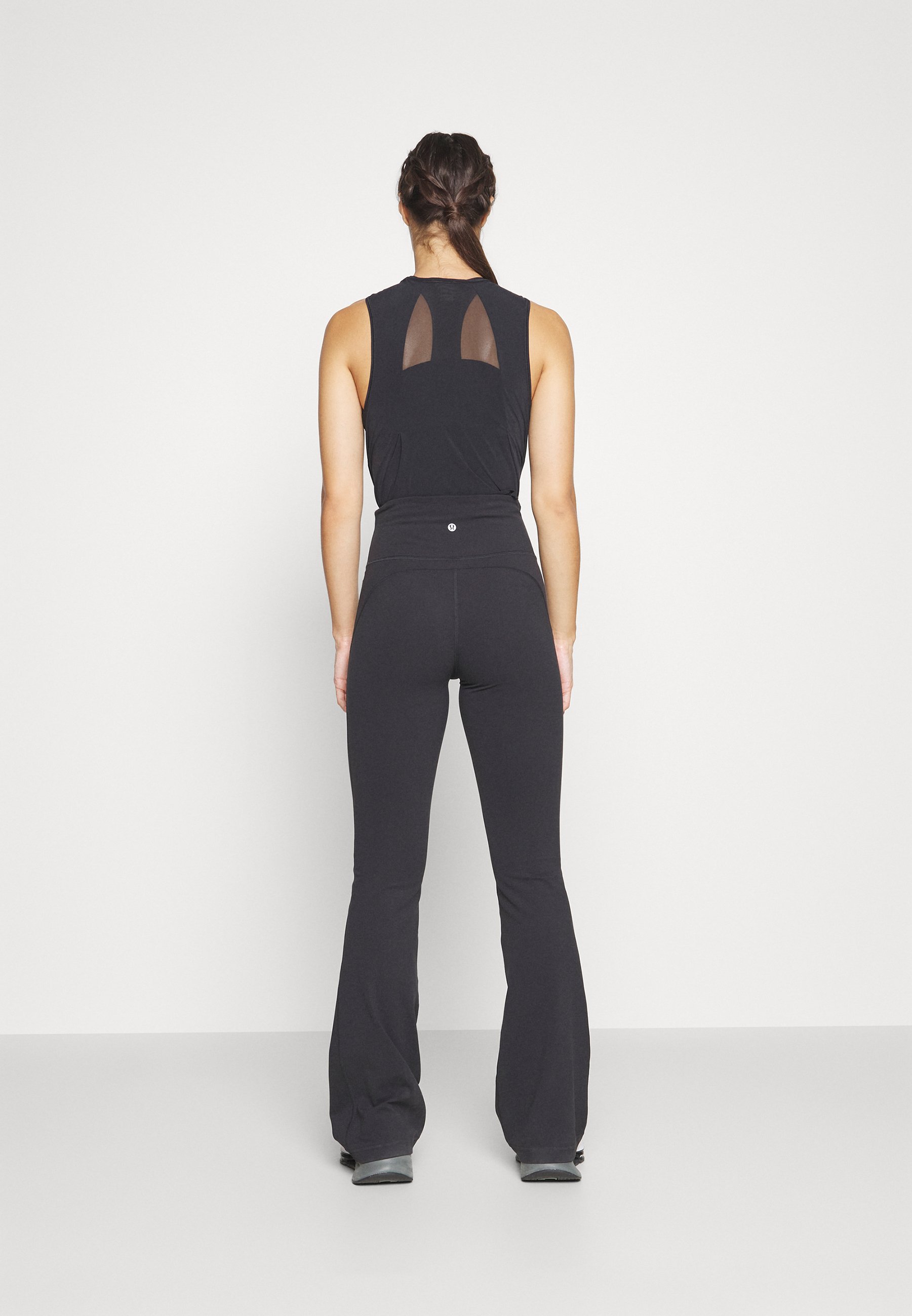 lululemon GROOVE SUPER-HIGH-RISE FLARED NULU - Leggings - black