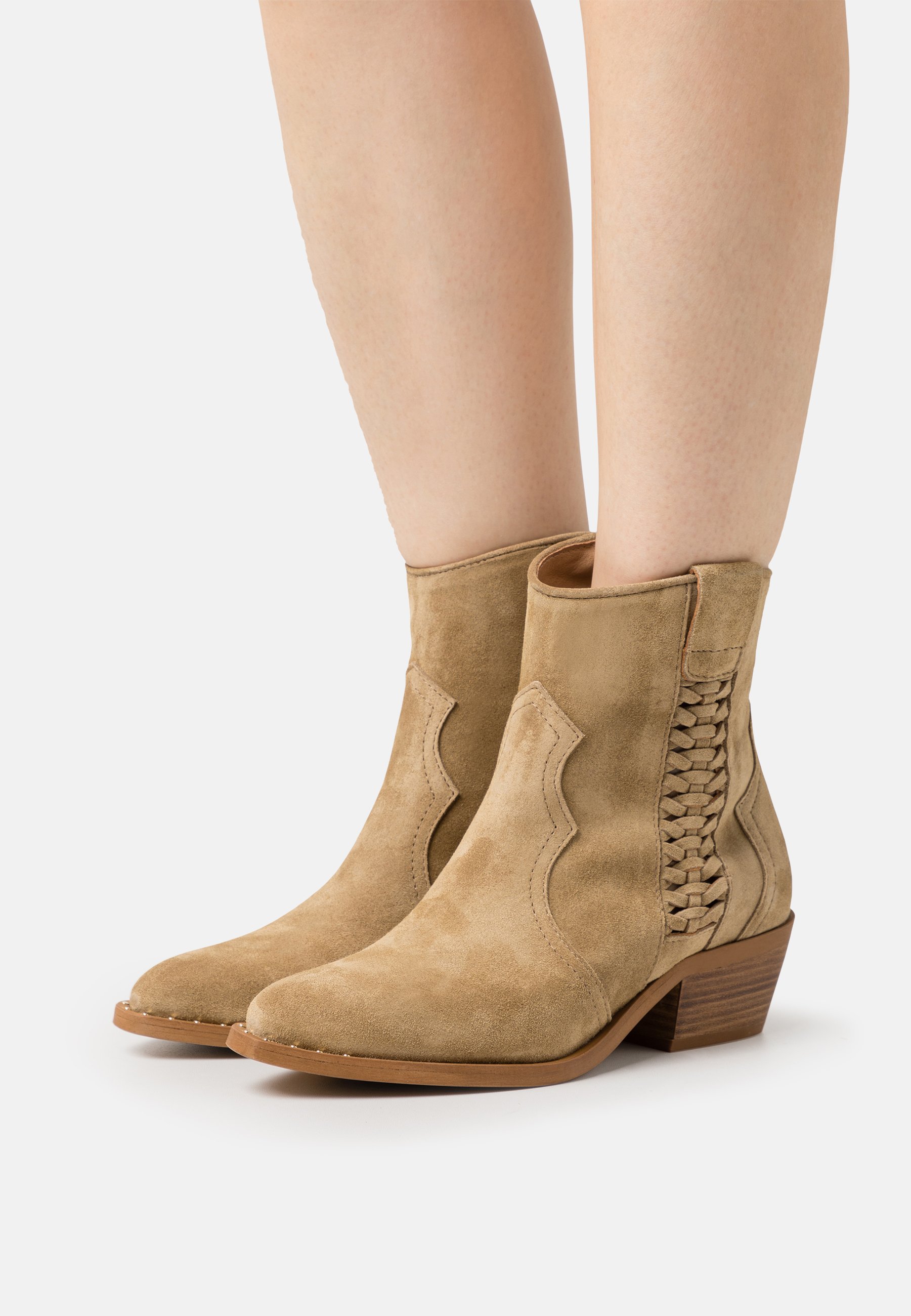 Alpe CLAIRE - Botines camperos tabaco/caqui - Zalando.es