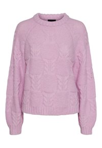 Pieces O NECK - Maglione - pink lavender