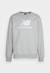 ESSENTIALS STACKED LOGO CREW - Bluză de molton - grey