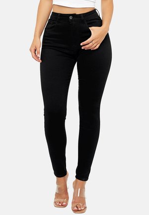 Elara HIGHWAIST - Jeansy Skinny Fit - schwarz