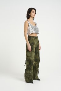 Gestuz GLITTA - Top - silver