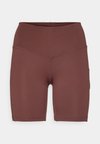 HIGH WAISTED LEGGINGS SHORTS FIT SMART - Pajkice - dark brown