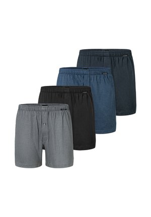 4 PACK - Boxershorts - dunkelblau schwarz grau