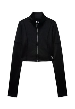 Terranova, SPORTIVA CROP - Felpa con zip - nero