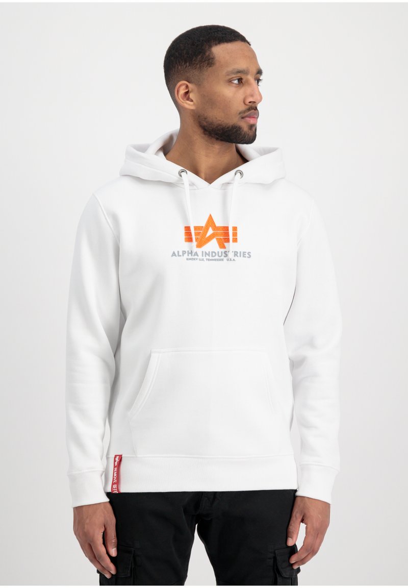 Alpha Industries BASIC  - Jersey con capucha - white
