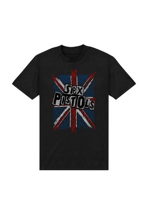 Henry Tiger, SEX PISTOLS - ANARCHY FLAG - T-shirt print - black