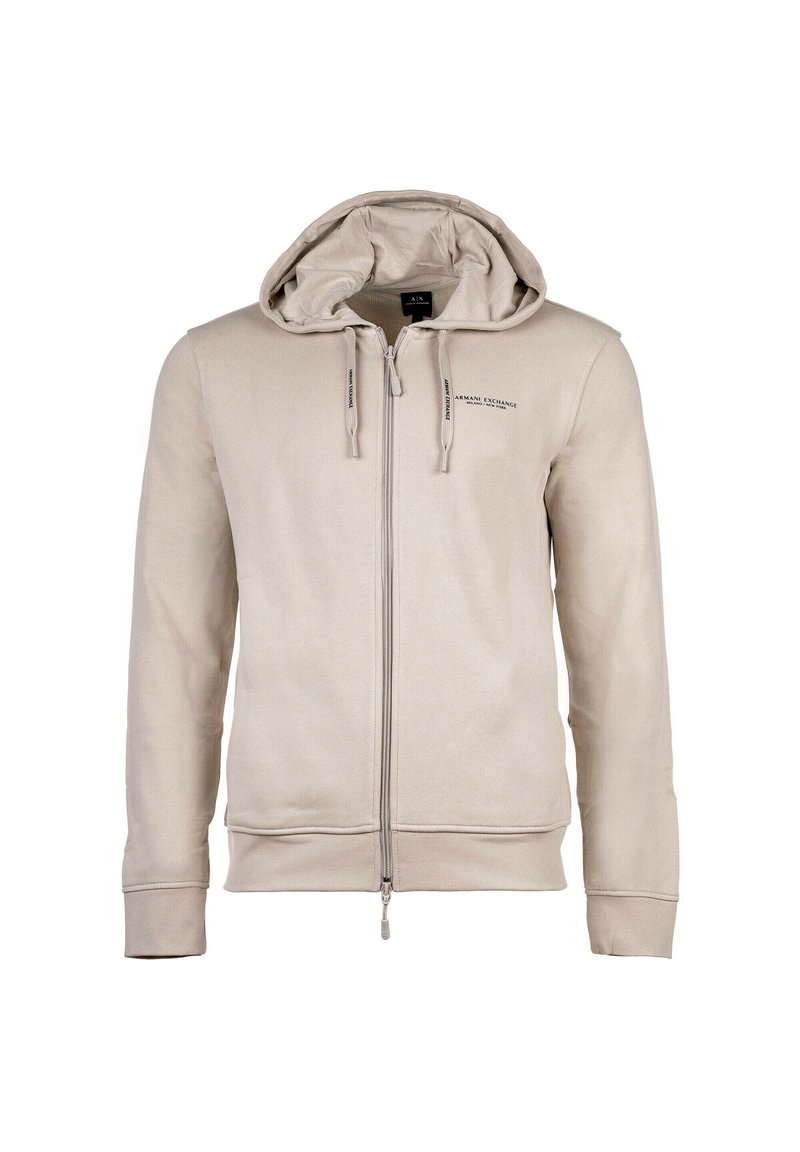 Armani Exchange Sweater met rits beige Armani Exchange Sweater met rits beige