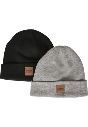 2PACK - Bonnet - black grey