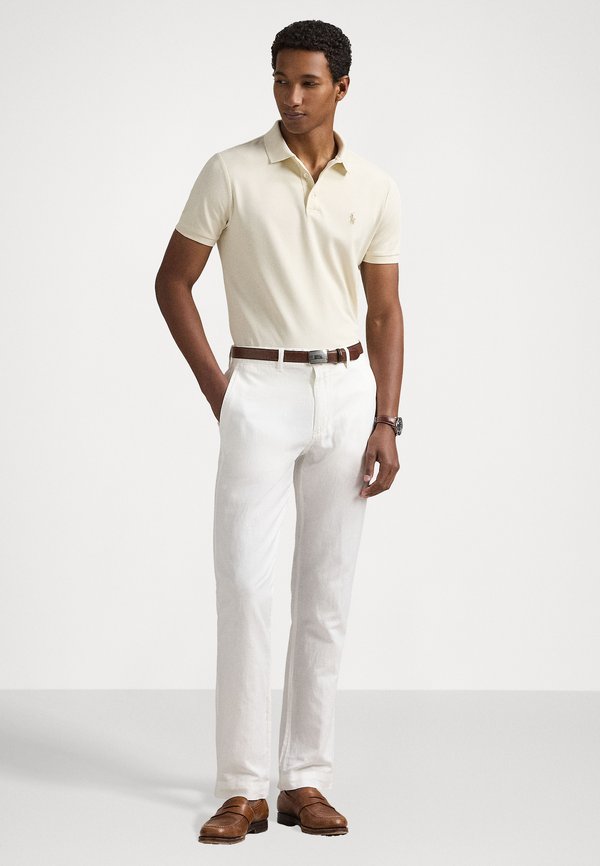 CUSTOM SLIM FIT STRETCH MESH POLO SHIRT - Polo shirt - andover cream4