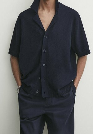 Vapaa-ajan kauluspaita - mottled dark blue