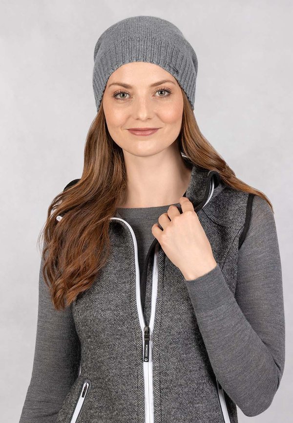 KASCHMIRMÜTZE SCHWARZENSTEIN - Mütze - schiefer