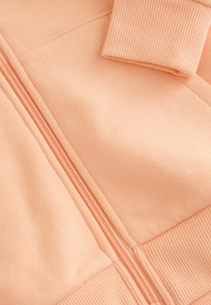Next REGULAR FIT - Zip-up sweatshirt - mottled orange
