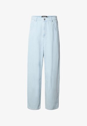 Urban Classics, 90'S PINSTRIPED JEANS - Volné džíny - new light blue washed