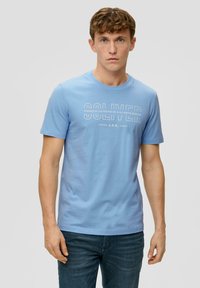 s.Oliver T-Shirt print - hellblau