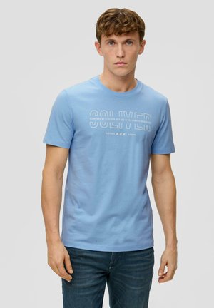 T-Shirt print - hellblau