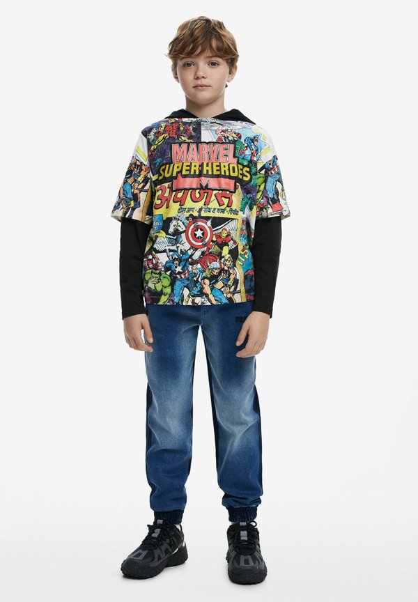 MARVEL WITH LAYERING EFFECT - Kapuzenpullover