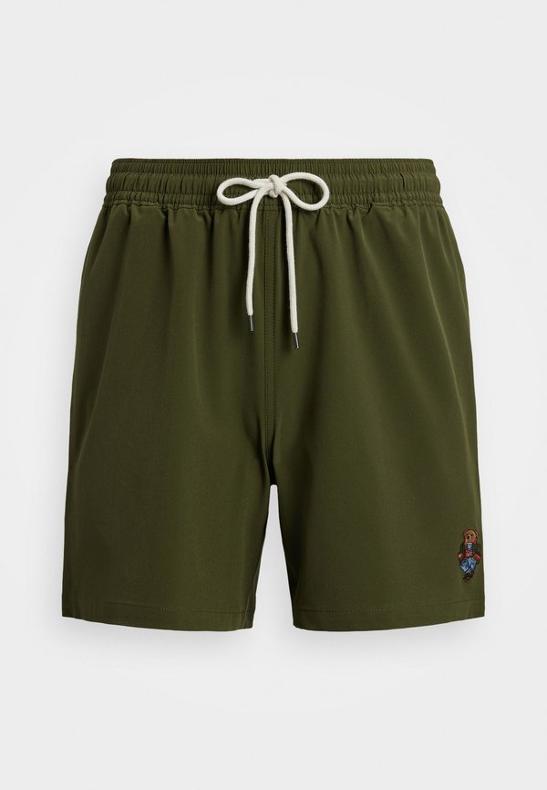 TRAVELER POLO BEAR SWIM TRUNK - Swimming shorts - new olive tahiti bear2