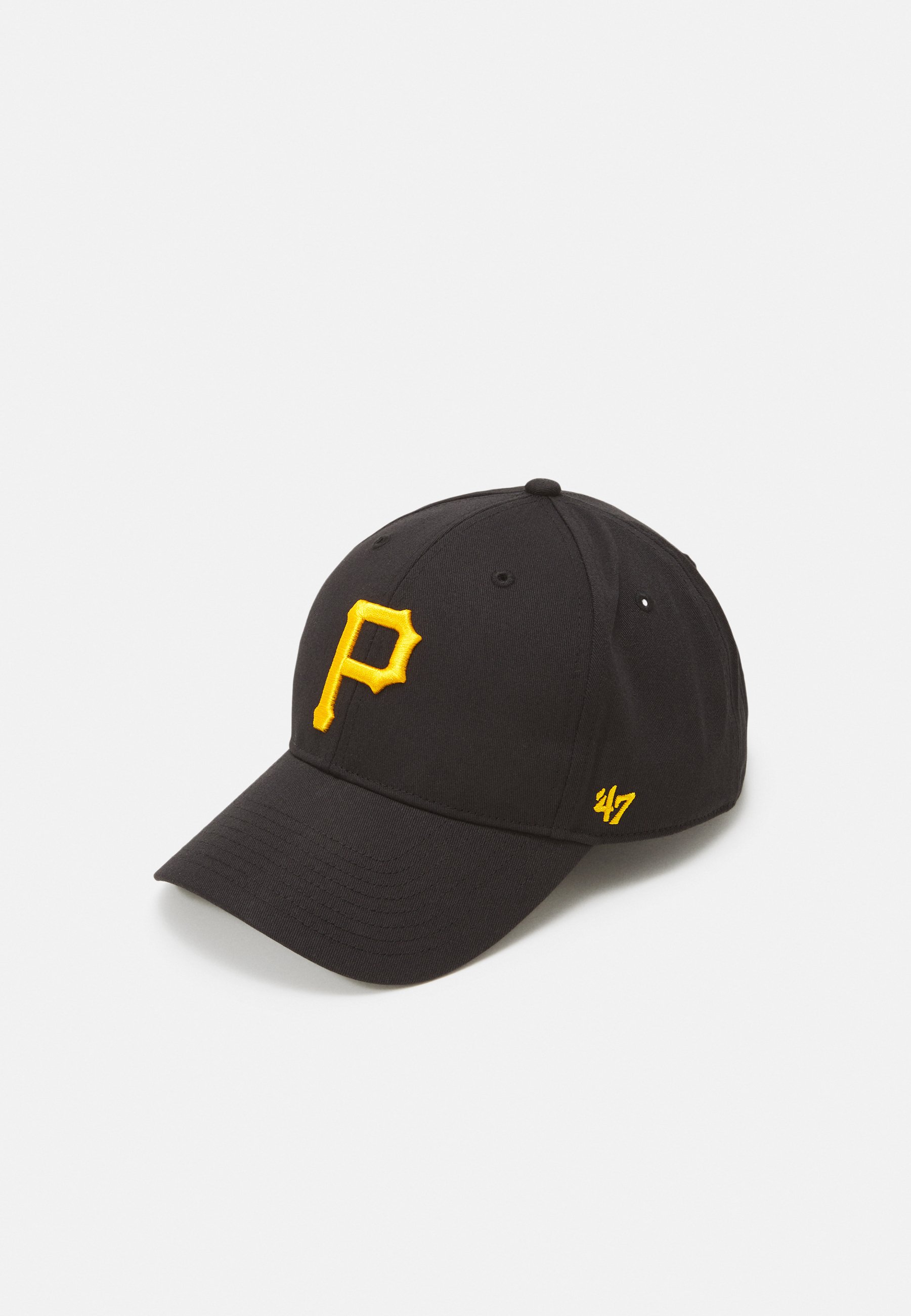 ’47 Brand Pittsburgh Pirates Clean Up Strapback Hat – Black & Yellow Embroidered Dad Cap, Adjustable Cotton Fit - View #14