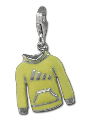 Pendentif - silberfarben  gelb