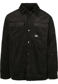 CORDUROY SHIRT JACKET - Jeansjacka - black