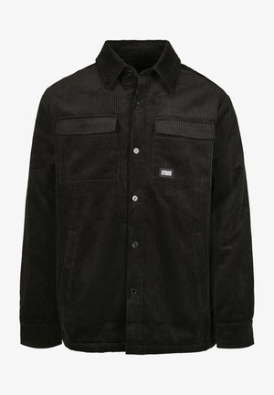 CORDUROY SHIRT JACKET - Giacca di jeans - black