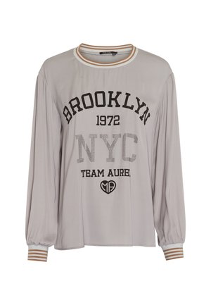 Langarmshirt - light grey varied