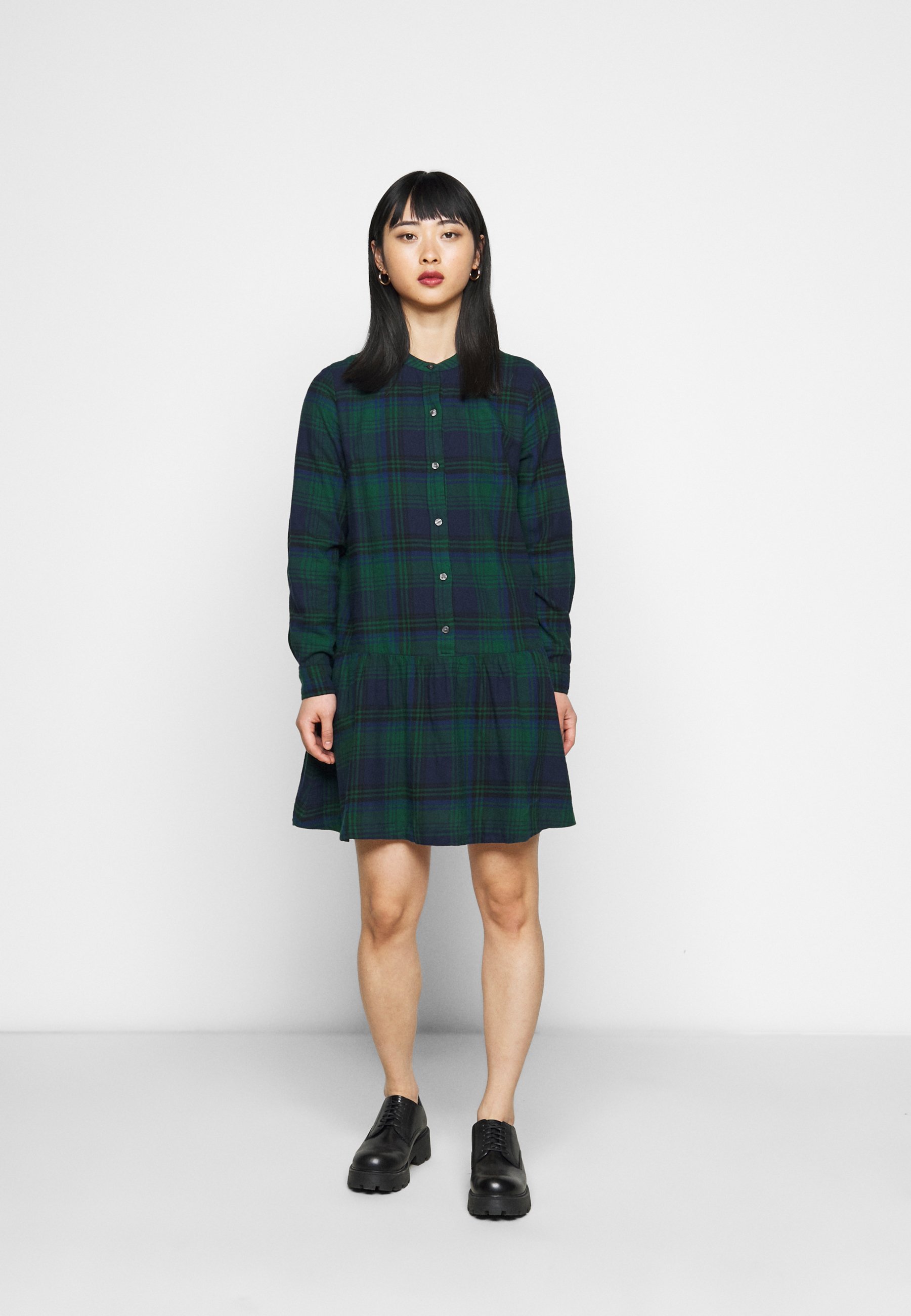GAP Petite Abito a camicia - blackwatch/nero - Zalando.it