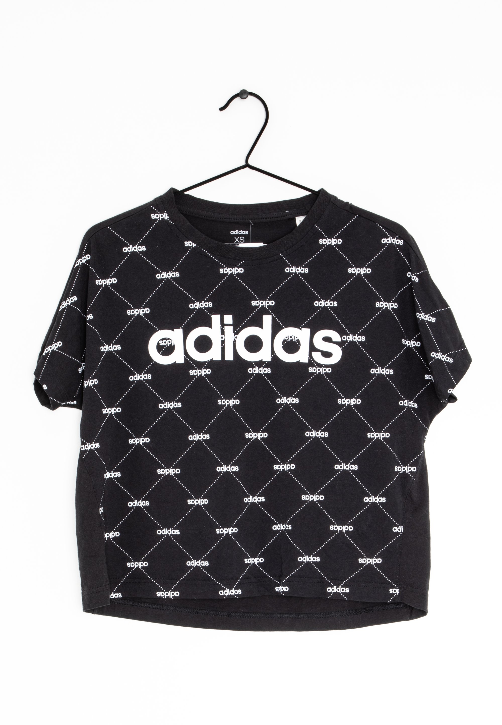 adidas Originals T-Shirt print black/schwarz (Pre-owned
