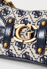 Guess MINTHA MINI TOP ZIP SHLDR BAG - Mala de mão - navy logo