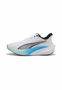 DARTER PRO - Utcai futócipők - white black mint melt speed blue