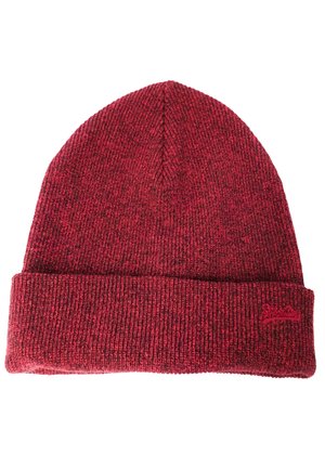Superdry & Co VINTAGE LOGO - Beanie - dark red grit