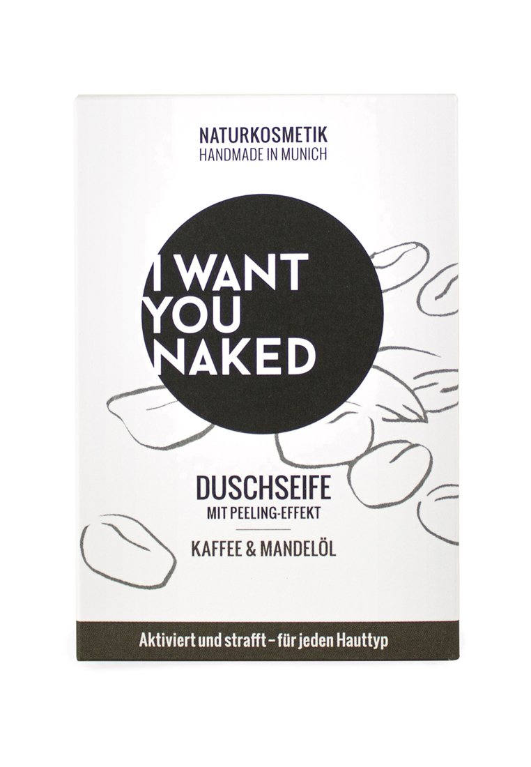 I WANT YOU NAKED - SHOWER SOAP - Seife - kaffee & mandelöl, Vergrößern