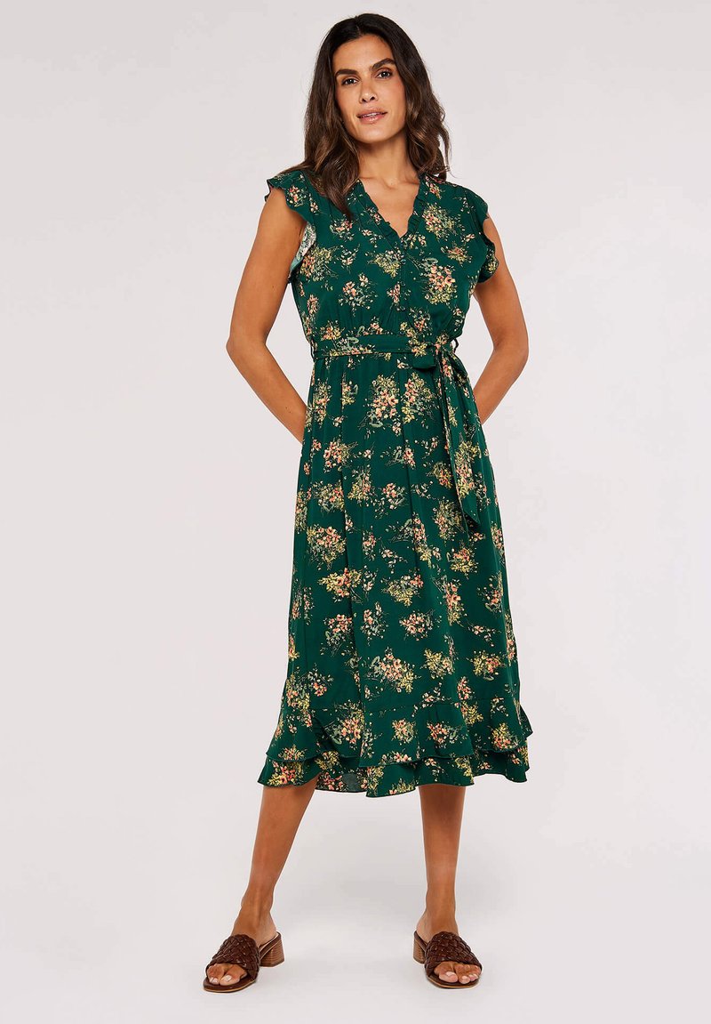 Apricot - FLORAL DITSY MIDI - Day dress - green, Enlarge