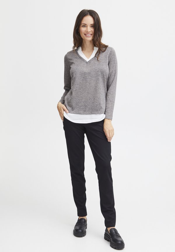 FRRREXAN - Jumper - charcoal melange3