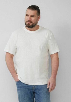 RUNDHALS-AUSSCHNITT KURZARM GROSSE GRÖSSEN - T-Shirt basic - weiß