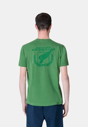 T-shirt con stampa - verde