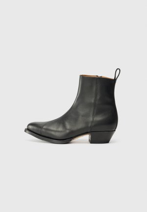 MONACO - Bottines de cowboy / motard - black