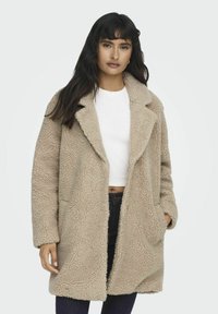 ONLY MANTEL EINFARBIGER - Halflange jas - cuban sand