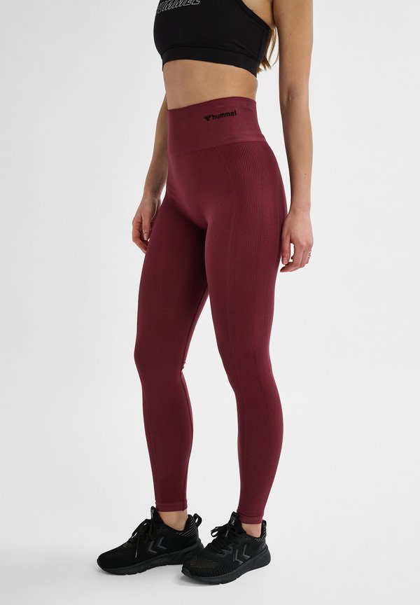 TIF SEAMLESS HIGH WAIST  - Tights - bitter chocolate