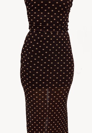 LOAVIES, YOU AND FOREVER - Jupe longue - brown   dots small