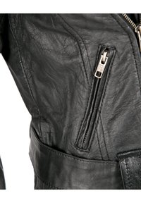 Veste En Cuir Vert Save The Queen - Taille S, Femme, Neuve Sans étiquettes