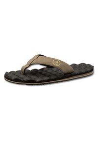 Volcom - RECLINER - T-bar sandals - khaki Thumbnail Image 1