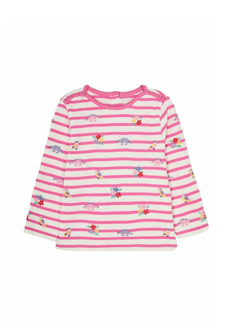 JoJo Maman Bébé DINO BIRD EMBROIDERED- REGULAR FIT - Hosszú ujjú felső - pink