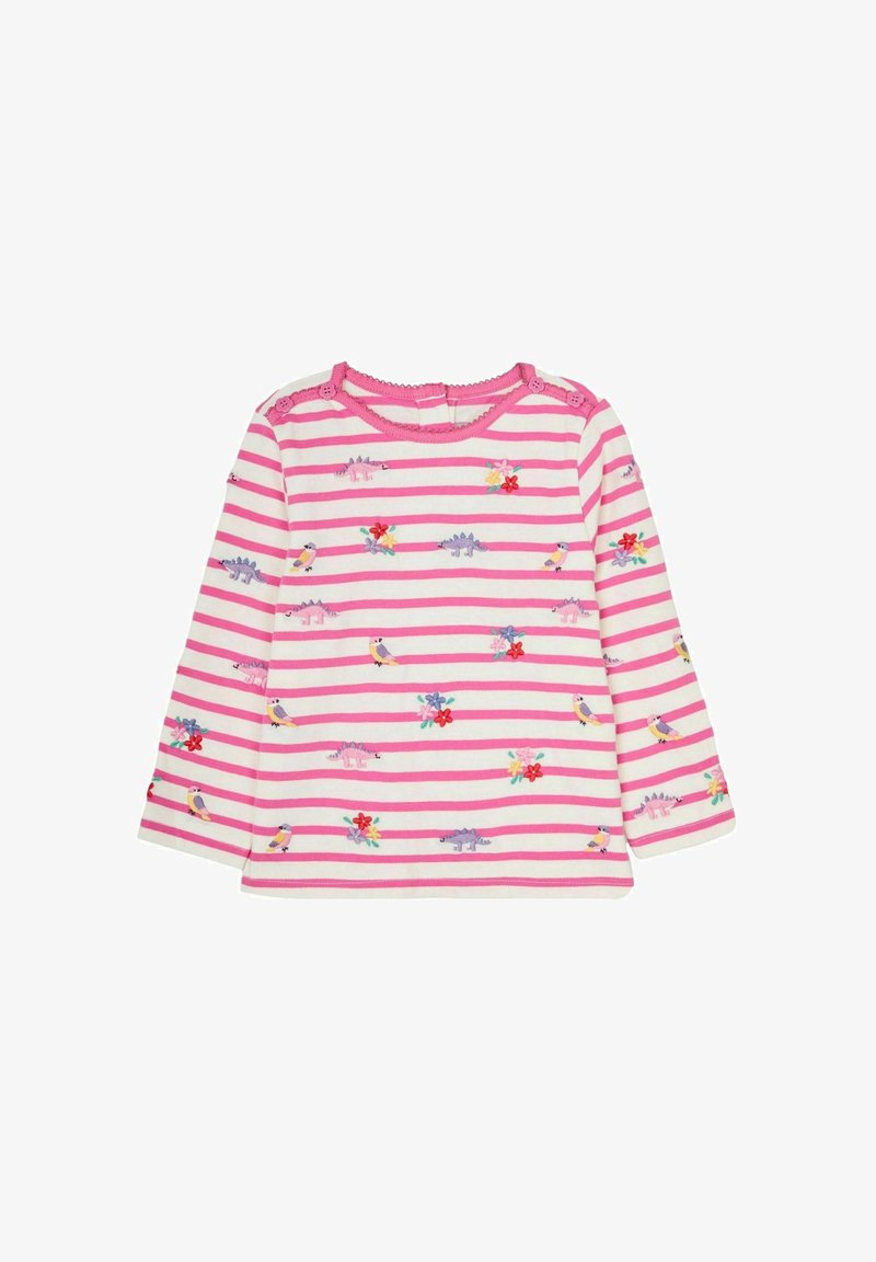 JoJo Maman Bébé DINO BIRD EMBROIDERED- REGULAR FIT - Tops ar garām piedurknēm - pink
