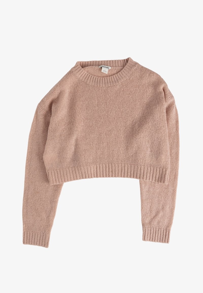 Monki Stickad tröja - pink